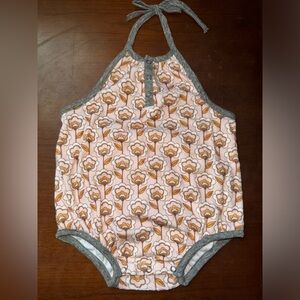 Miki Miette (Nordstrom) Baby Girls Bubble Romper 12m NWT